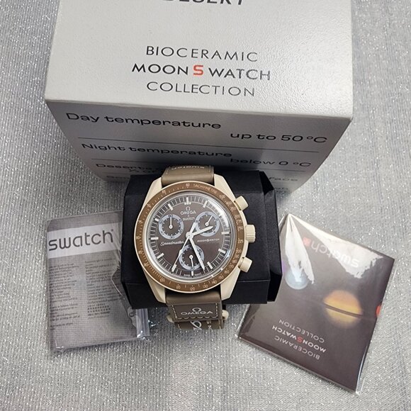 Swatch X Omega Bioceramic Moonswatch Mission On Earth - DESERT - Picture 5 of 6